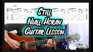 How to play Niall Horan Still Guitar Lesson with tab