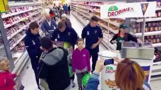 Pogoń i Drobimex w Auchan