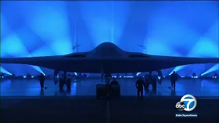 Air Force's newest stealth bomber, the B-21 Raider, unveiled in Palmdale