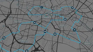 BMW BERLIN-MARATHON 2022 — the course animation