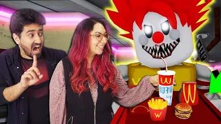 TENTE ESCAPAR DO PALHAÇO MALVADO no Escape Ronald’s Diner Roblox