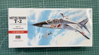 Hasegawa Mitsubishi T-2 1/72 Scale Model Aircraft