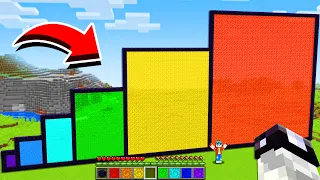 ¡Encontramos LOS PORTALES de TODOS LOS TAMAÑOS en MINECRAFT! 🌀😱 ¿Cuál será MEJOR? 🤔