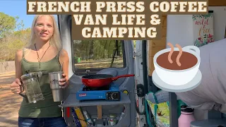 French Press Coffee for Van Life & Camping ☕️🚐🏕