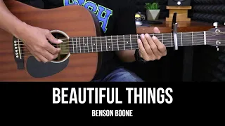 Beautiful Things - Benson Boone | EASY Guitar Tutorial with Chords - Guitar Lessons