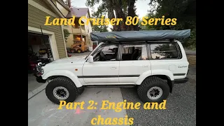 Land Cruiser 80 Series Part 2: Engine and drivetrain with chassis