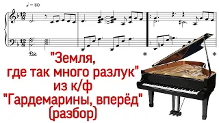 Как играть на фортепиано "Песня о любви" ("Дороги любви") из к/ф "Гардемарины, вперед" (Pro Piano)