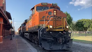 BNSF train Z-WSPALT at Gainesville, TX (August 28, 2021)