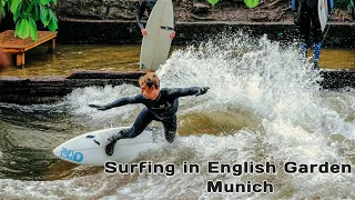 Surfing Wave in English Garden / Munich🏄