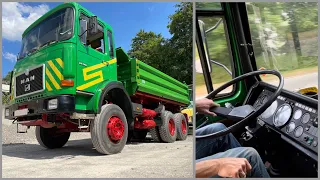 MAN F8 26-361 [DRIVING&SOUND] Turbo Oldtimer LKW