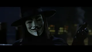 V Meets Evey Fireworks Orchestra 5th of November - V for Vendetta (2005) - Movie Clip HD Scene