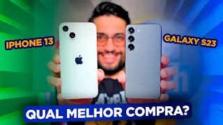 Galaxy S23 vs iPhone 13: Qual a MELHOR COMPRA? [NÃO ERRE!]