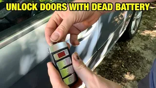 Volkswagen CC - How To Open Doors When Your Battery Is Dead.