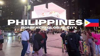 🇵🇭  Bonifacio Global City Walkthrough ( BGC ) Night Life