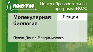 Молекулярная биология, Пупов Д. В. 23.09.2021г.