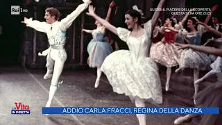 Addio Carla Fracci, regina della danza - La Vita in Diretta 27/05/2021