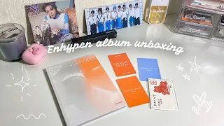 🍊 распаковка альбома enhypen orange blood | k-pop album unboxing