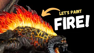 How to paint Fire and Flames for Tabletop Miniatures