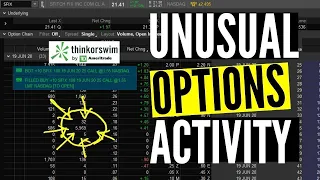 Unusual Options Activity | Thinkorswim Options Trade [STEP-BY-STEP TRADE EXAMPLE]