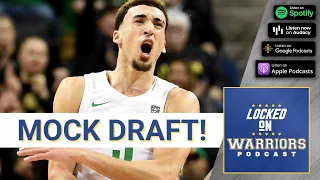 NBA Mock Draft: Who Do the Warriors Pick at 7 and 14? | Locked On Warriors