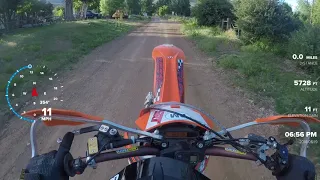 [4K]Wheelies and creek riding! 300xcw