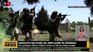 EXERCIȚII MILITARE DE AMPLOARE ÎN ROMÂNIA_Știri B1_3 mai 2022