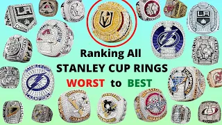 Ranking All STANLEY CUP Rings WORST to BEST!