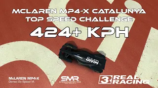 Real Racing 3 McLaren MP4-X Catalunya Top Speed Challenge 424+ kph RR3