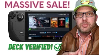 HUGE STEAM PUBLISHER SALE! More verified and playable games for your STEAM DECK!