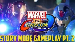 Story Mode Cutscenes & Gameplay Part 2 - Marvel Vs. Capcom: Infinite on PC