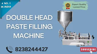 Semi-automatic double-head paste filling machine G2WGD-1000, Pneumatic Filling Machine