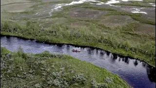 Yksin erämaan halki - melontavaellus Pöyrisjärven erämaassa