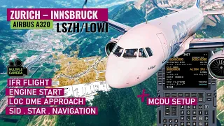 Zurich - Innsbruck (LSZH - LOWI) IFR flight | HIGH Graphics | Microsoft Flight Simulator 2020