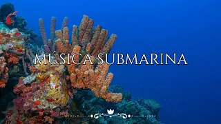 Música de piano con sonidos submarinos para relajarse y aliviar el estrés - Música relajante