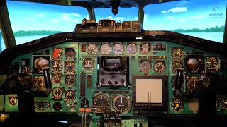 Полет на Авиасимуляторе ТУ-154 / Полет на авиатренажере Самолета ТУ-154 в Киеве - видео полета