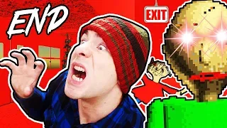 WE ESCAPED! I GOT THE ENDING! // Baldi's Basics in Education and Learning ENDING (7/7 Notebooks)