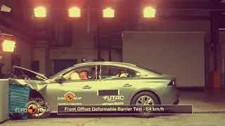 Euro NCAP Crash Test of Peugeot 😱😱508 _ HD