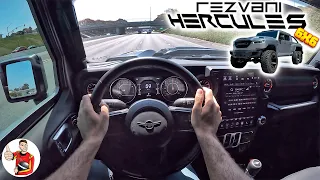 The Rezvani Hercules 6x6 is the Ultimate Big Kid Toy (POV Drive Review)