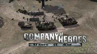 Company of Heroes German Combined Arms 1vs2 Expert [Europe At War mod]