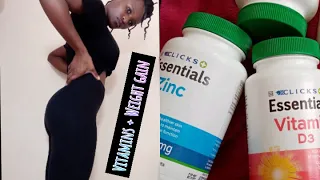 Vitamins I use for a better metabolism - weight gain journey |South African Youtuber