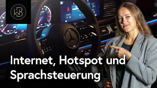 Wie nutzt man Internet, Hotspot und Sprachsteuerung | Mercedes-Benz | Anleitung | Walter Burmester