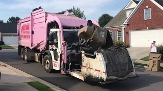 Red Oak Sanitation: Mack LR Curotto Can Garbage Truck