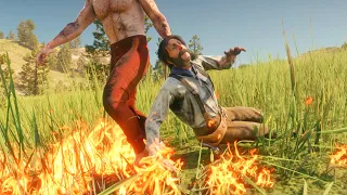 🔥🧨[4K] Dynamite & Fire Bottle Gameplay #30  - Red Dead Redemption 2