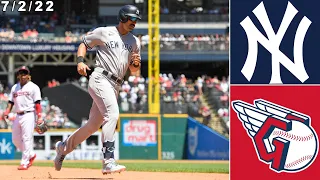 New York Yankees Highlights: vs Cleveland Guardians | 7/2/22 (Game 1)