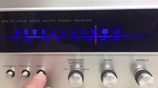 Realistic STA-47 Stereo Receiver