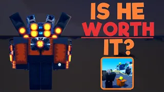 Is Upgraded Titan Boombox Man worth 75 robux? | super box siege defense