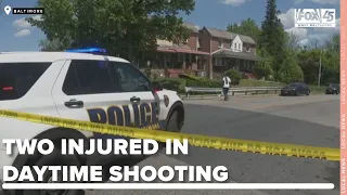 Man in critical condition, woman injured in daytime Northwest Baltimore shooting