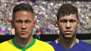 FIFA 16 vs PES 2016 PLAYER FACES