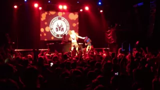 Die Antwoord - Yolandi flashes the crowd - Minneapolis