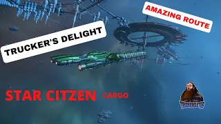 Star Citizen 3.21  CARGO ROUTE: TRUCKER'S DELIGHT Might this be the nicest route?